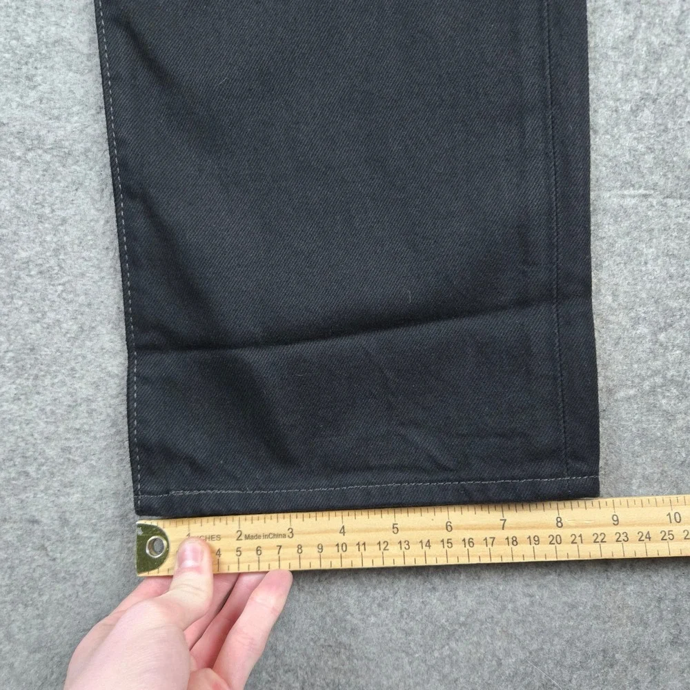 Levi's 501 Original Jeans Mens 38x30 Black Straight Leg Denim Button Fly NWT